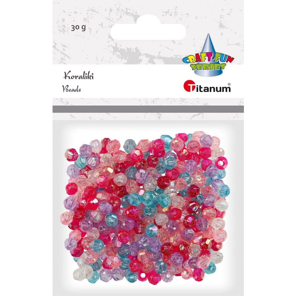 

Koraliki kolorowe 6mm 30g. 390751