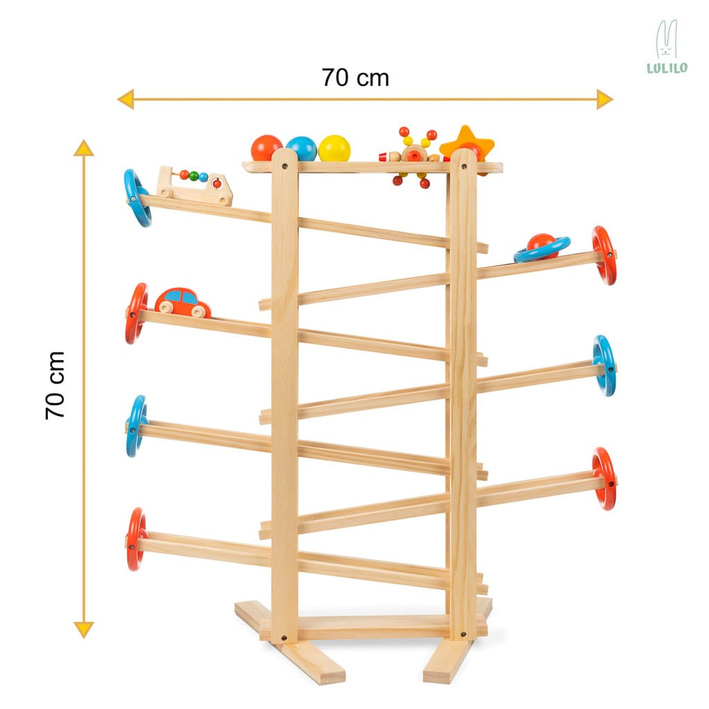 

LULILO Tor kulkowy drewniany kulodrom IRI 70cm XXL