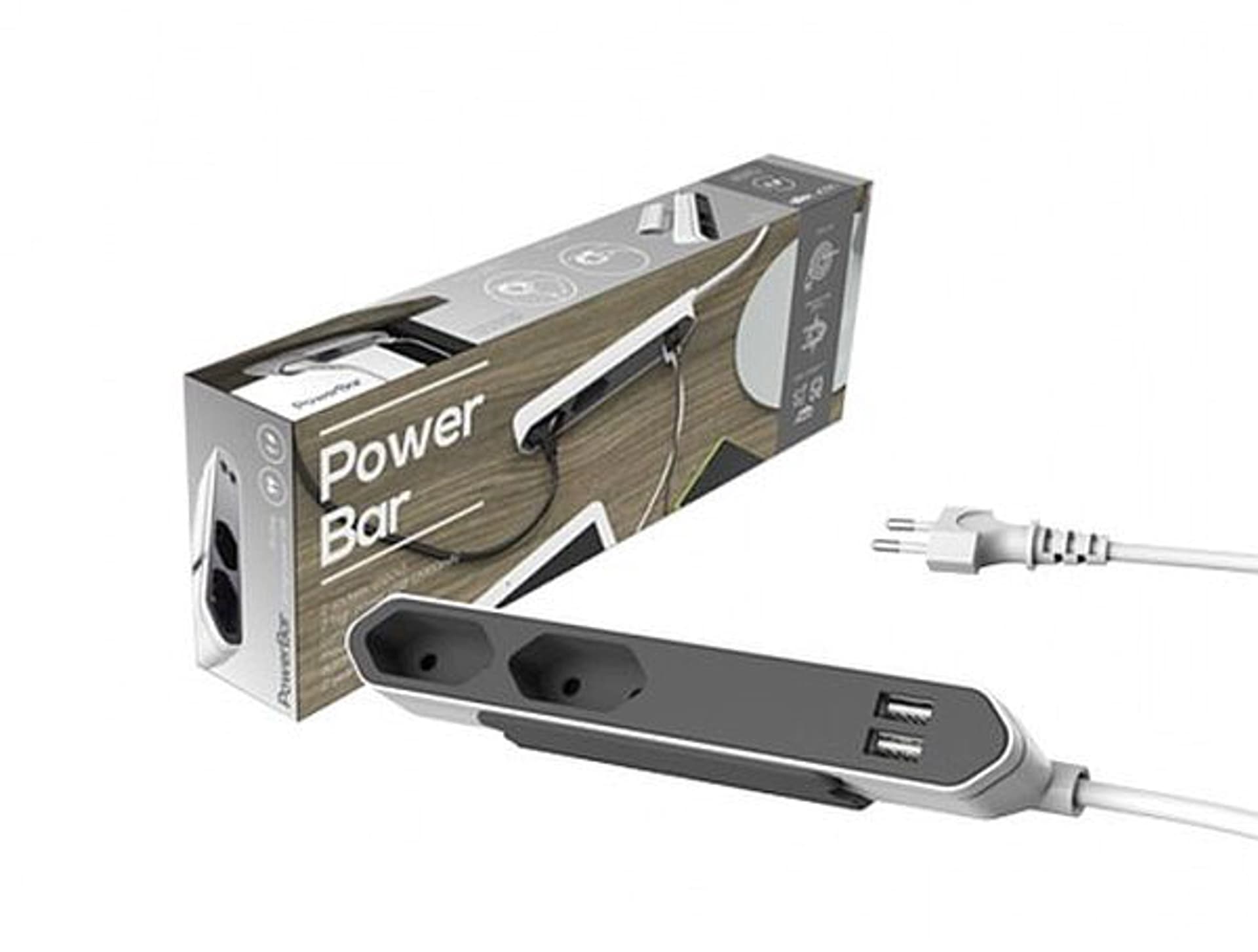

Listwa zasilająca allocacoc PowerBar USB 9102/PB2SEU (1,5m; kolor szary)