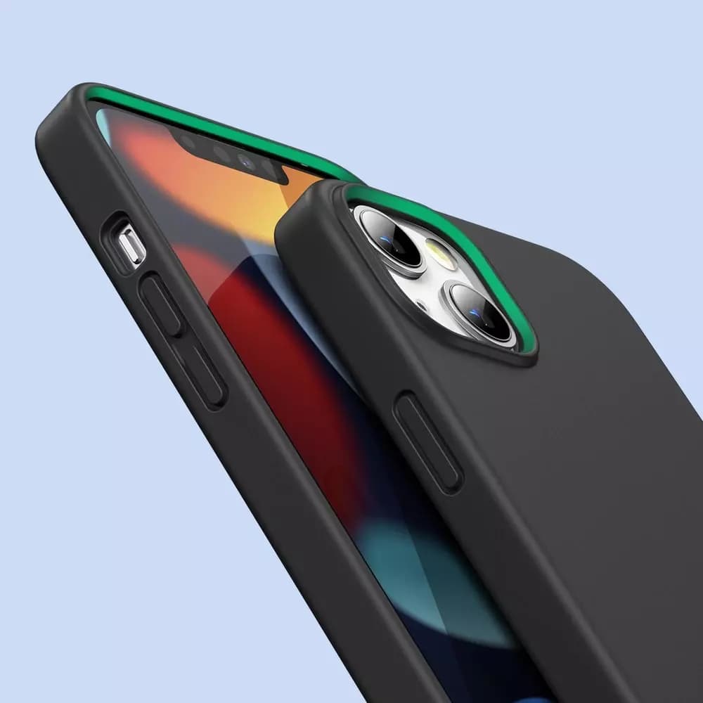 

Ugreen Protective Silicone Case gumowe elastyczne silikonowe etui pokrowiec iPhone 13 mini czarny