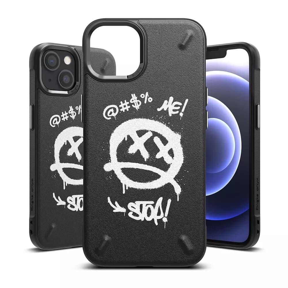 

Ringke Onyx Design wytrzymałe etui pokrowiec iPhone 13 mini czarny (Graffiti) (OD541E233)