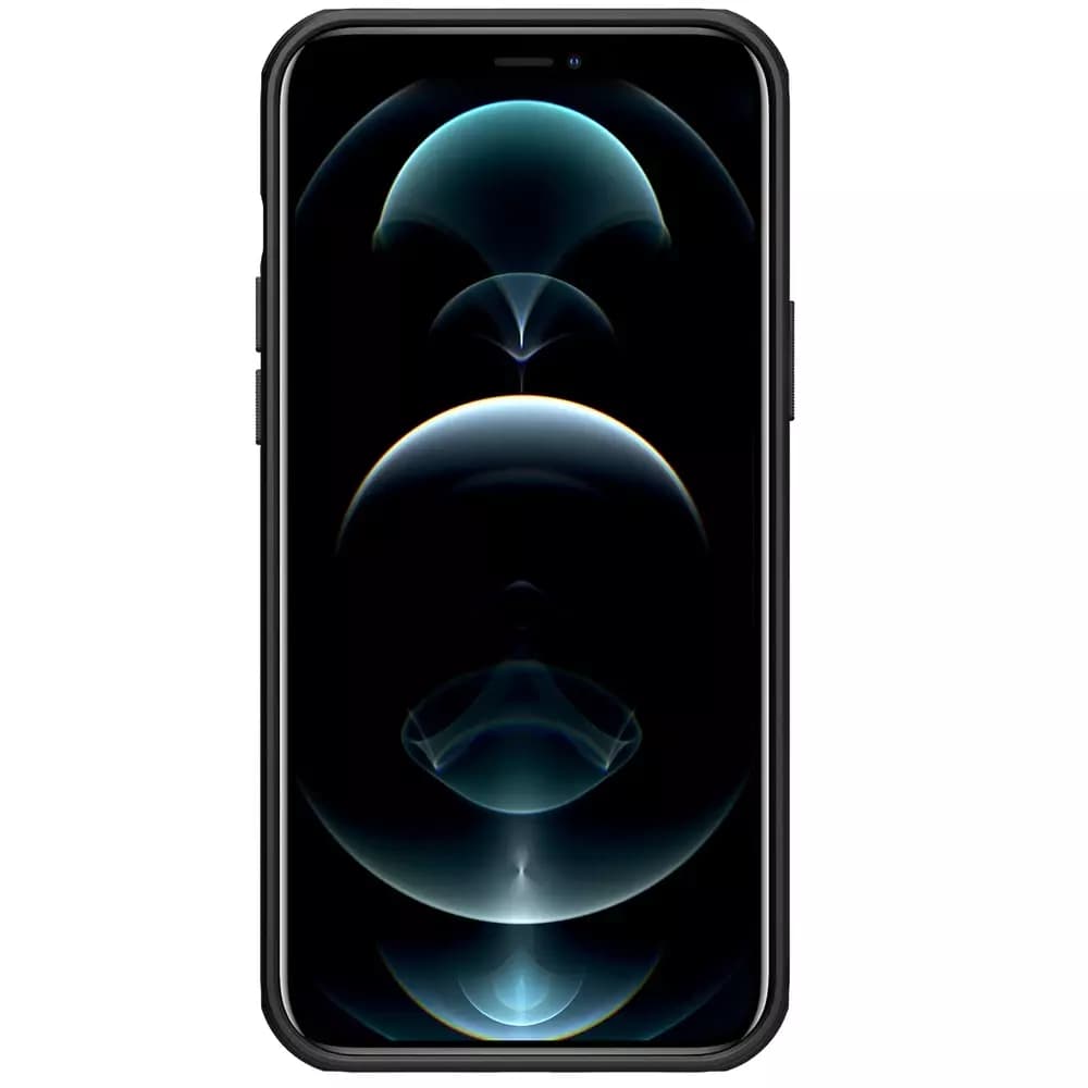 

Nillkin Super Frosted Shield wzmocnione etui pokrowiec + podstawka iPhone 13 czarny