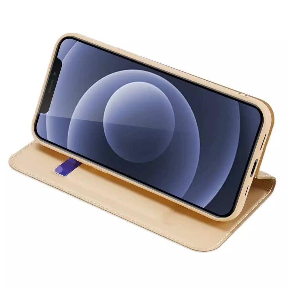 

Dux Ducis Skin Pro kabura etui pokrowiec z klapką iPhone 13 złoty