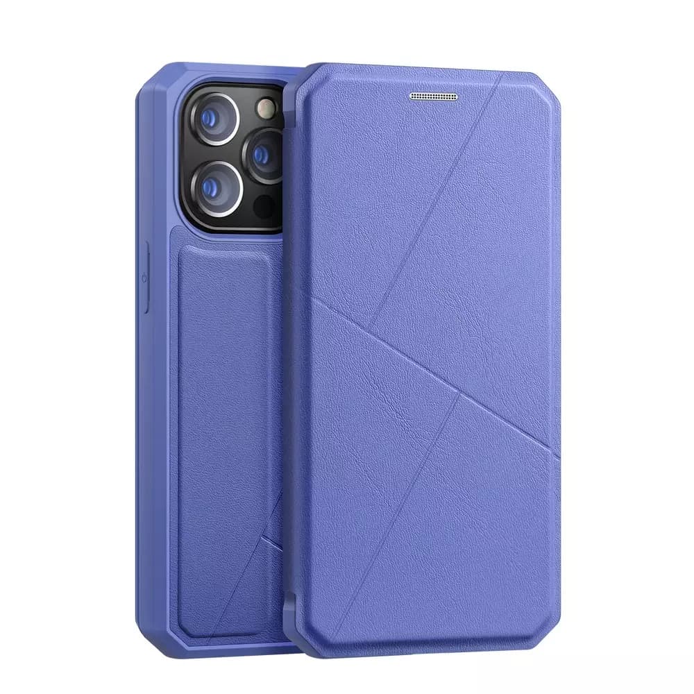 

DUX DUCIS Skin X kabura etui pokrowiec z klapką iPhone 13 Pro Max niebieski