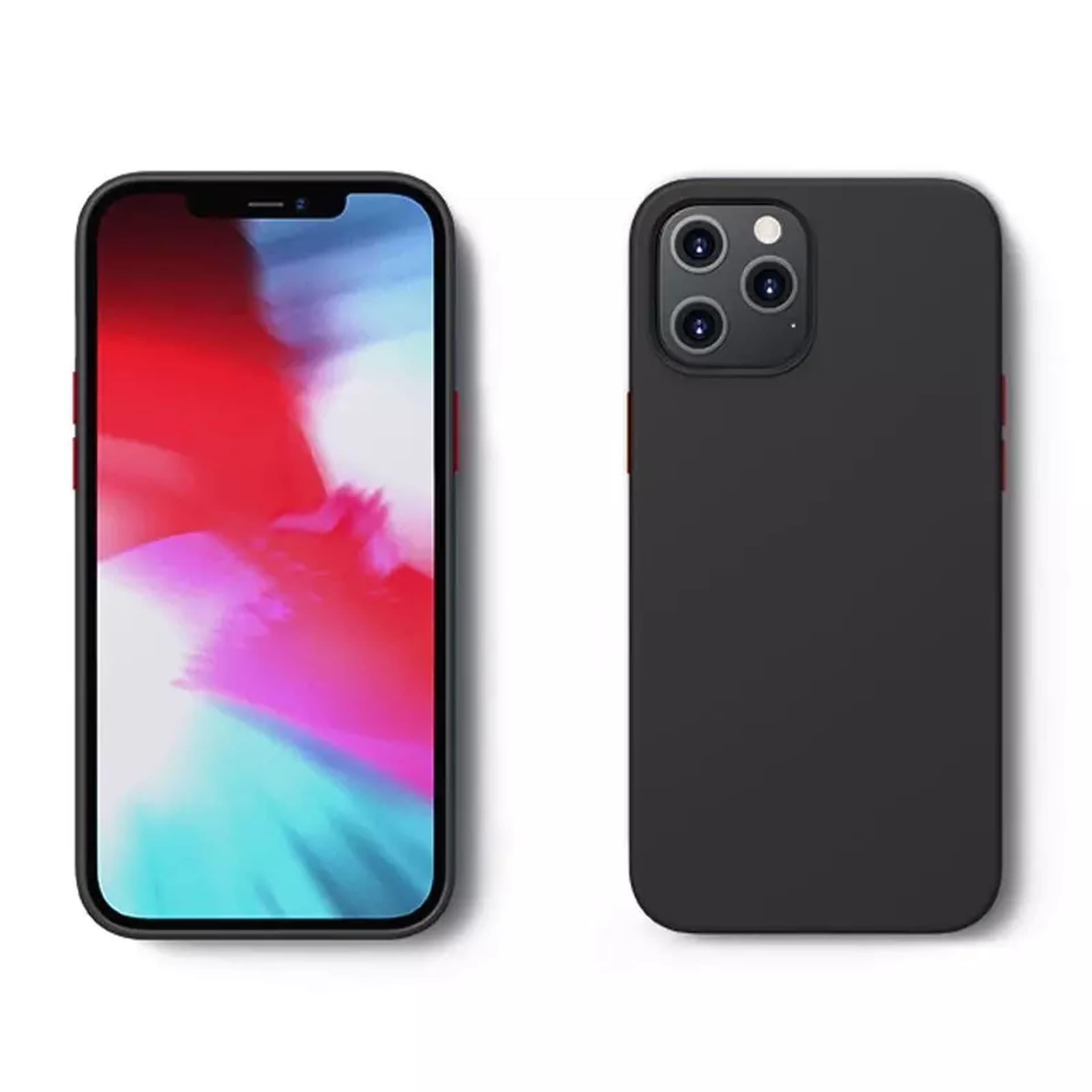 

Joyroom Color Series ochronne etui do iPhone 12 Pro Max czarny (JR-BP800)