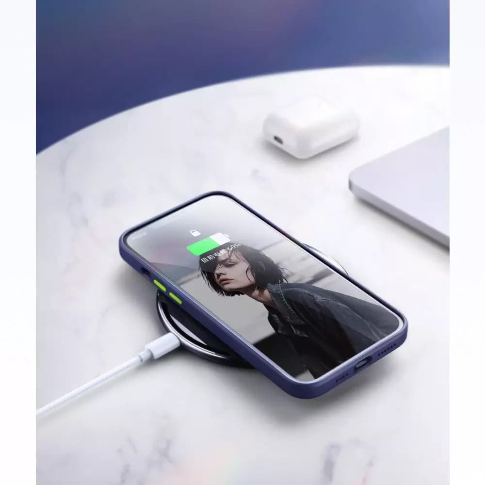 

Joyroom Color Series ochronne etui do iPhone 12 Pro / iPhone 12 zielony (JR-BP799)
