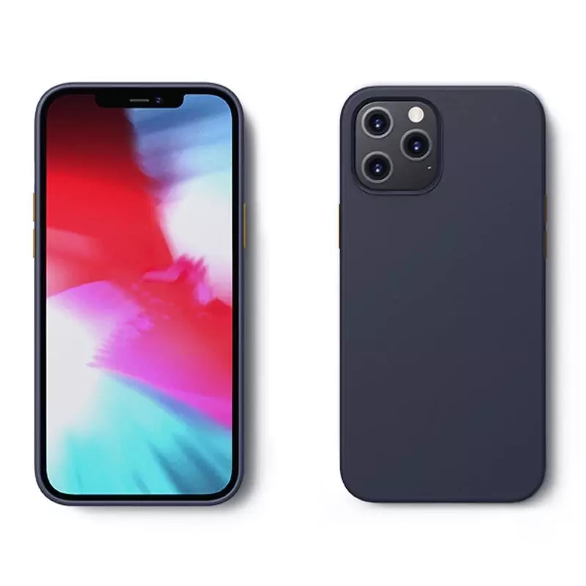 

Joyroom Color Series ochronne etui do iPhone 12 Pro / iPhone 12 niebieski (JR-BP799)