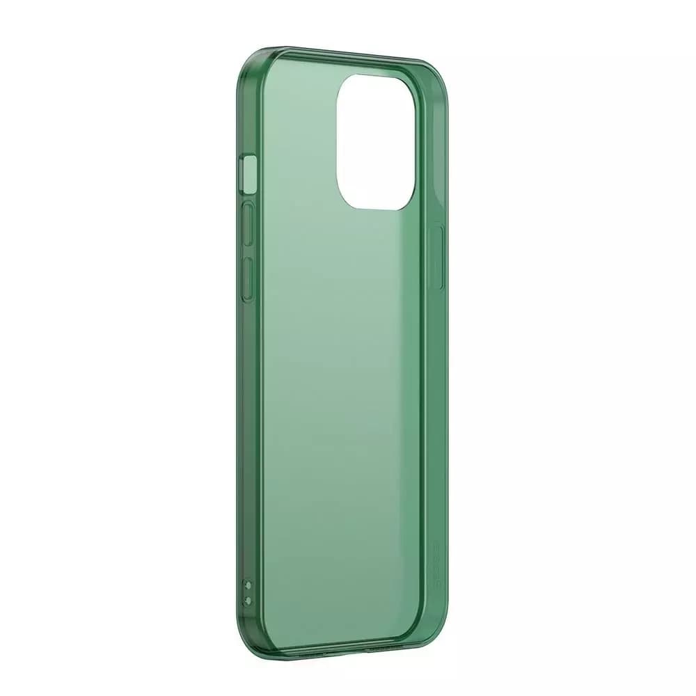 

Baseus Frosted Glass Case Sztywne etui z elastyczną ramką iPhone 12 mini Ciemnozielony (WIAPIPH54N-WS06)