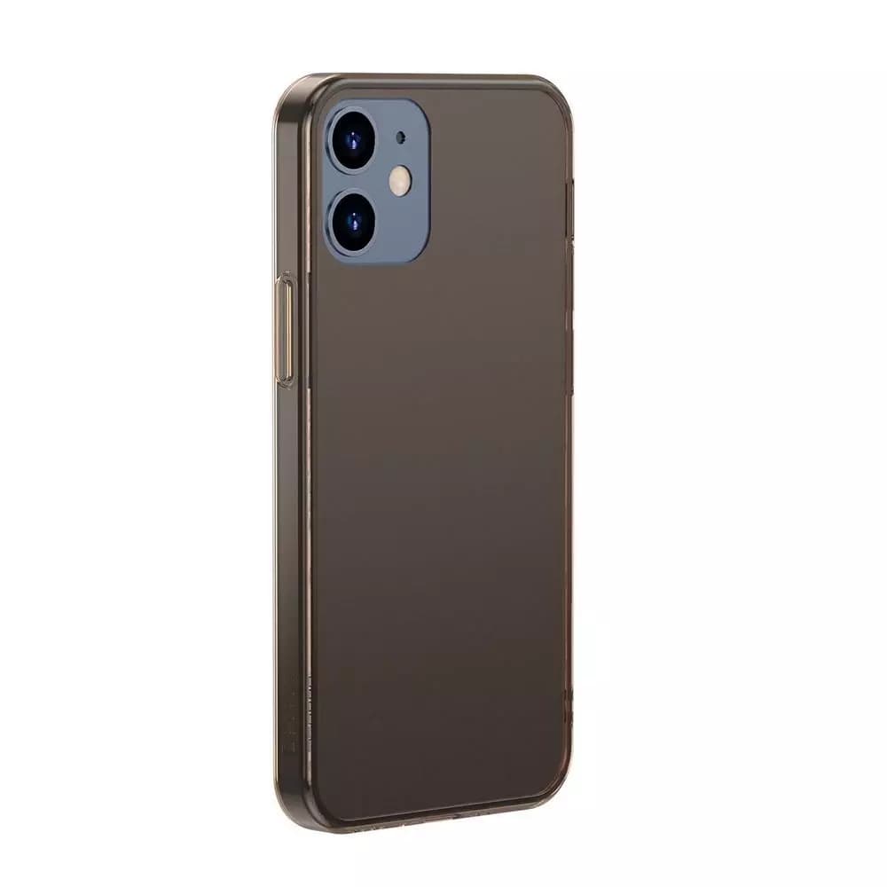 

Baseus Frosted Glass Case Sztywne etui z elastyczną ramką iPhone 12 mini Czarny (WIAPIPH54N-WS01)