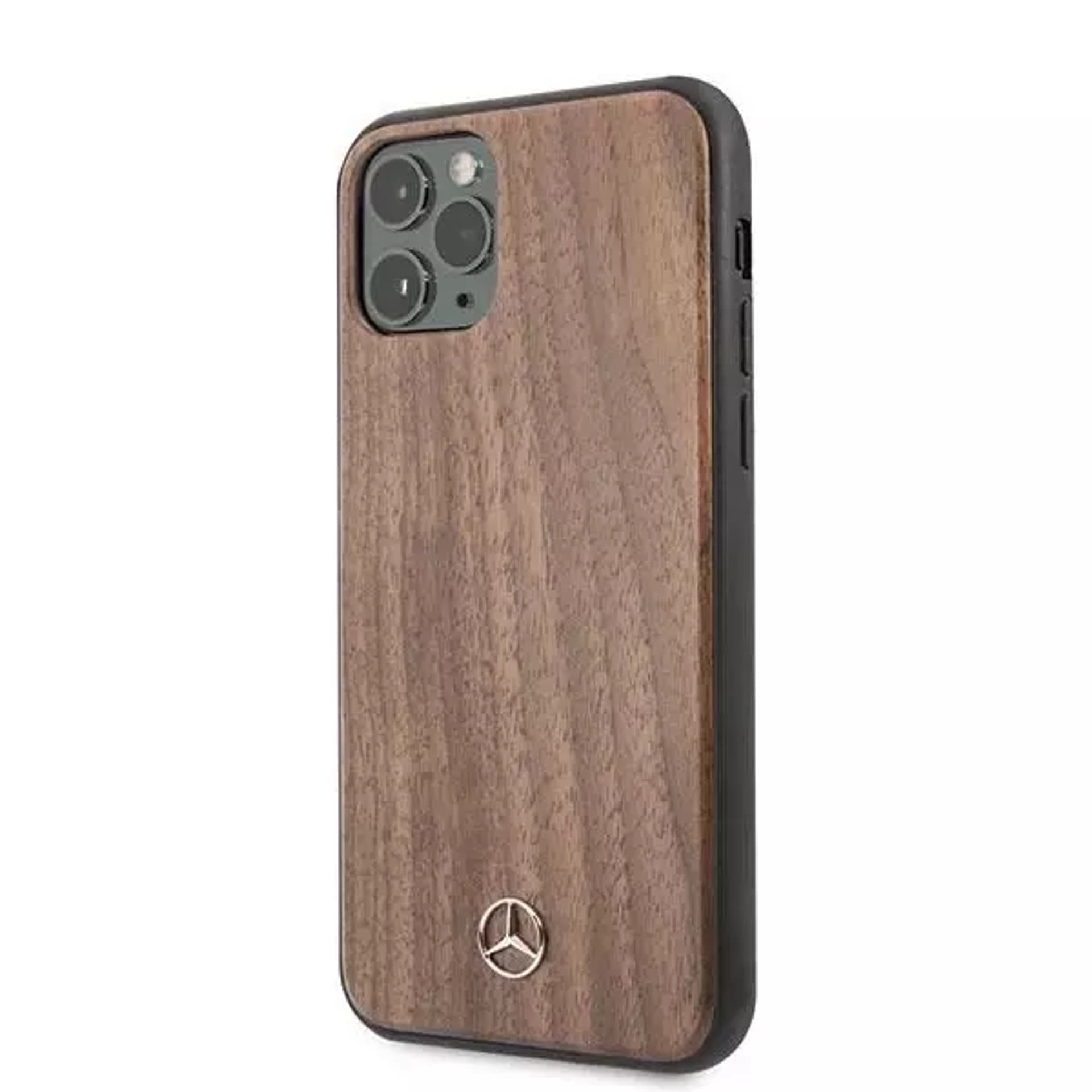 

Mercedes MEHCN65VWOLB iPhone 11 Pro Max hard case brązowy/brown Wood Line Walnut