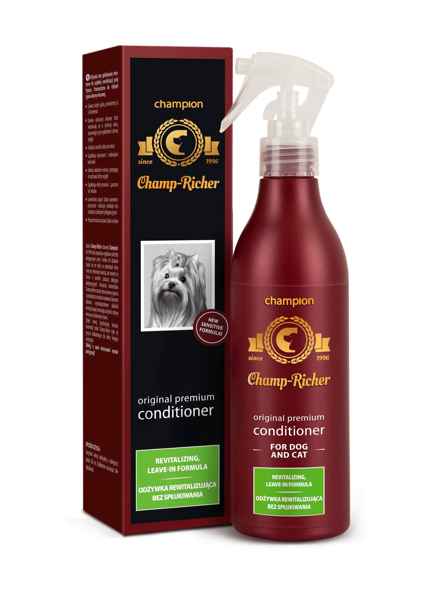 

CHAMP-RICHER (CHAMPION) odżywka rewitalizująca bez spłukiwania 250ml