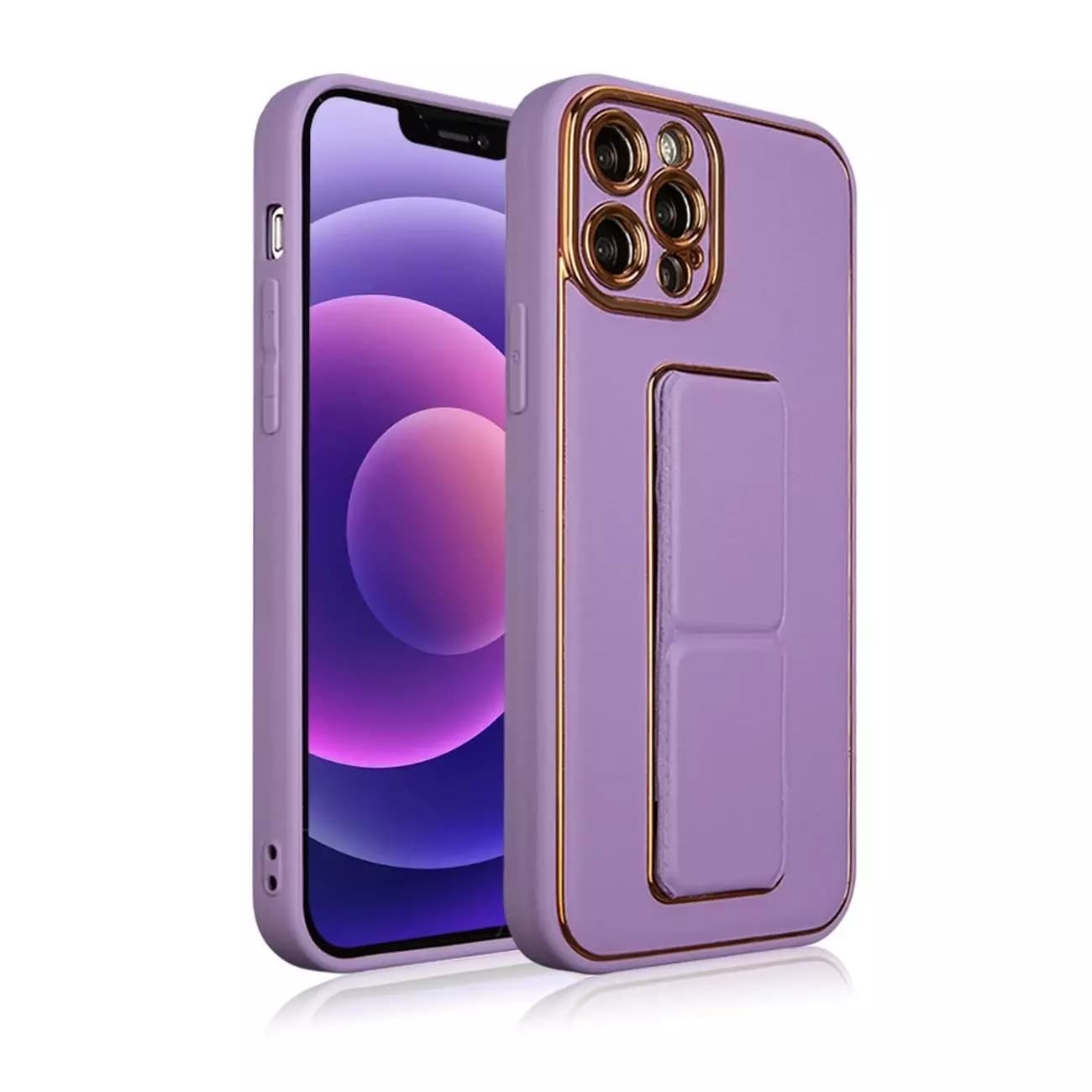 

New Kickstand Case etui do Samsung Galaxy A52s 5G / A52 5G / A52 4G z podstawką fioletowy