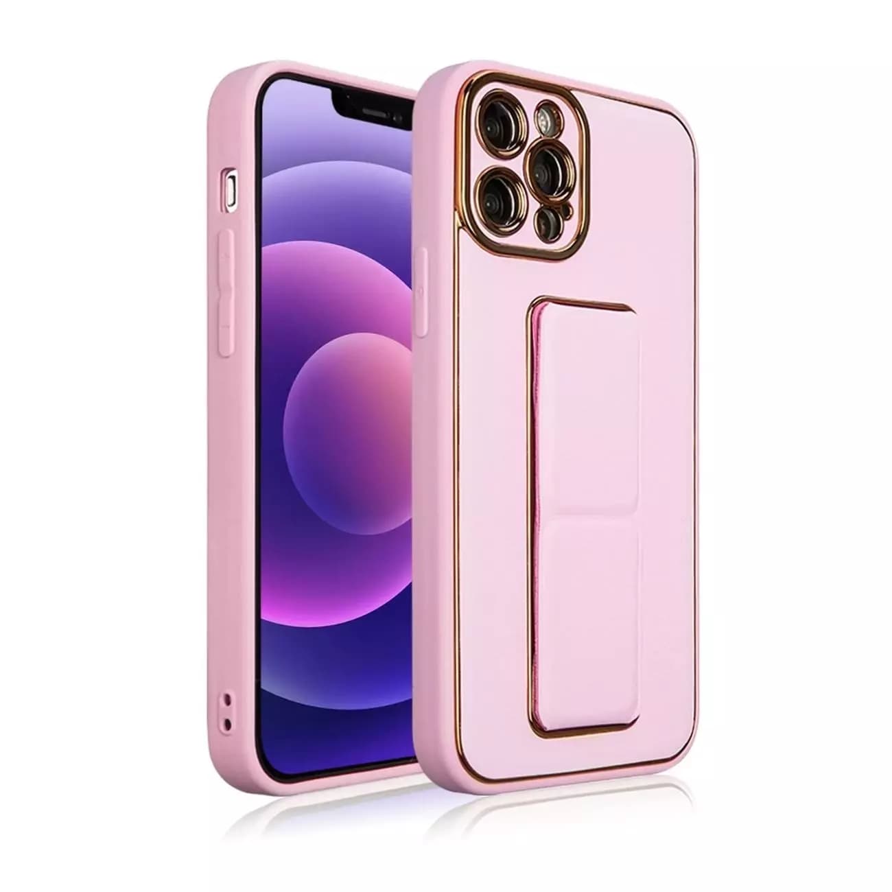 

New Kickstand Case etui do iPhone 13 z podstawką różowy