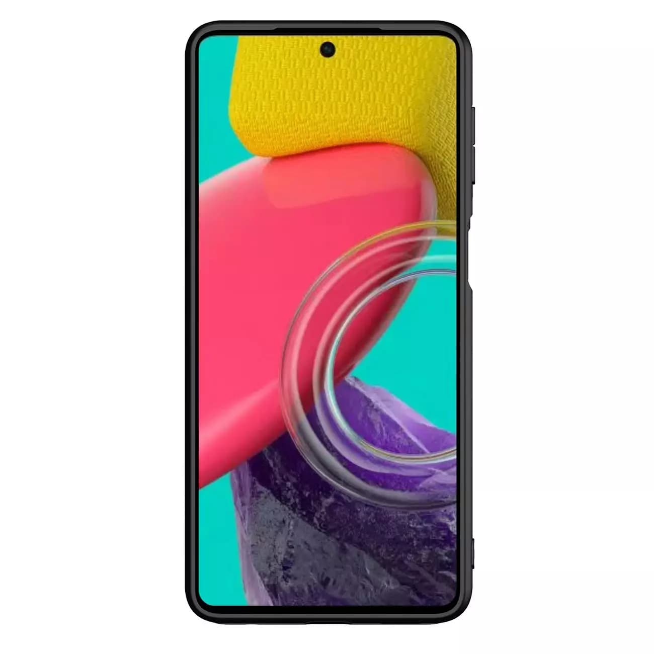 

Nillkin Textured Case wytrzymałe wzmocnione etui z żelową ramką i nylonem na tyle Samsung Galaxy M53 5G czarny