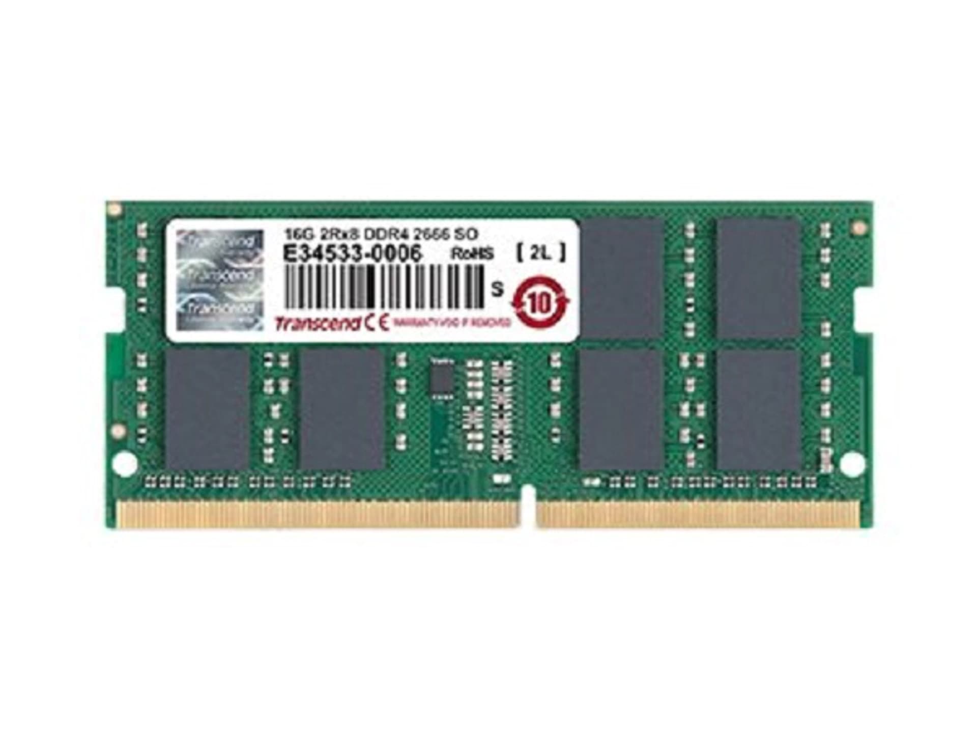 

Pamięć TRANSCEND SODIMM DDR4 8GB 2666MHz 19CL 1.2V SINGLE