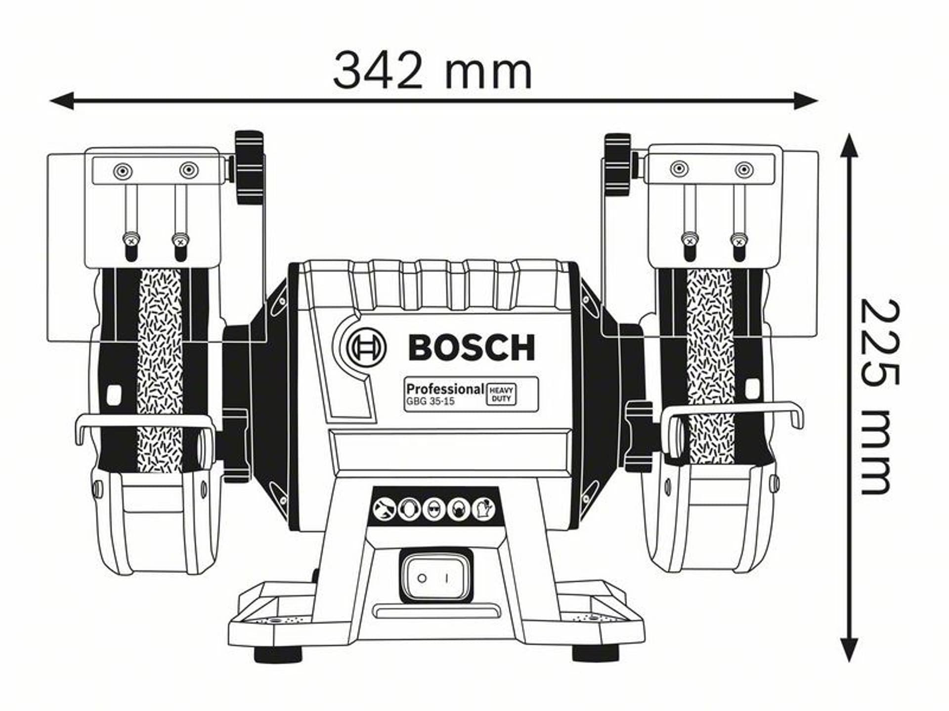 

Szlifierka stołowa FI 150/20 mm350W GBG 35-15 BOSCH