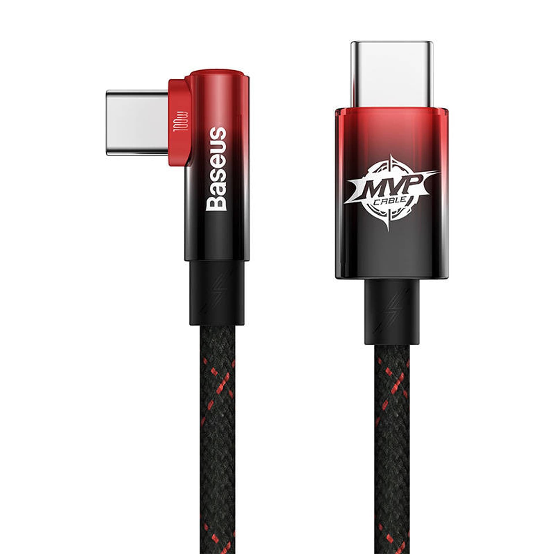 

Kabel USB-C do USB-C Baseus MVP2, 100W, 2m (czarno-czerwony)