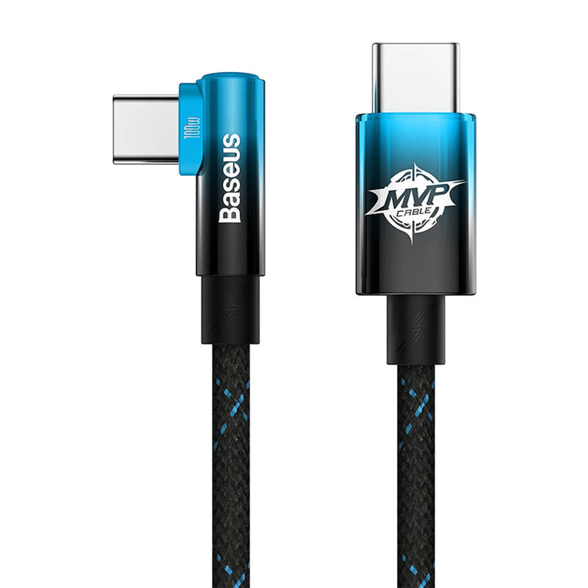 

Kabel USB-C do USB-C Baseus MVP2, 100W, 2m (czarno-niebieski)