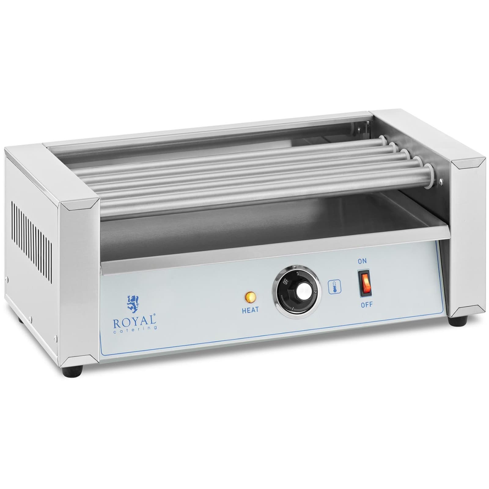 

Podgrzewacz grill rolkowy do parówek hot-dogów - 5 rolek 500 W
