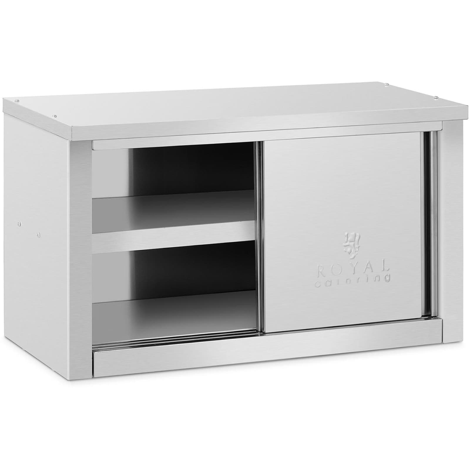 

Szafa ścienna gastronomiczna z drzwiami przesuwanymi STAL 140 kg 90 x 40 x 50 cm