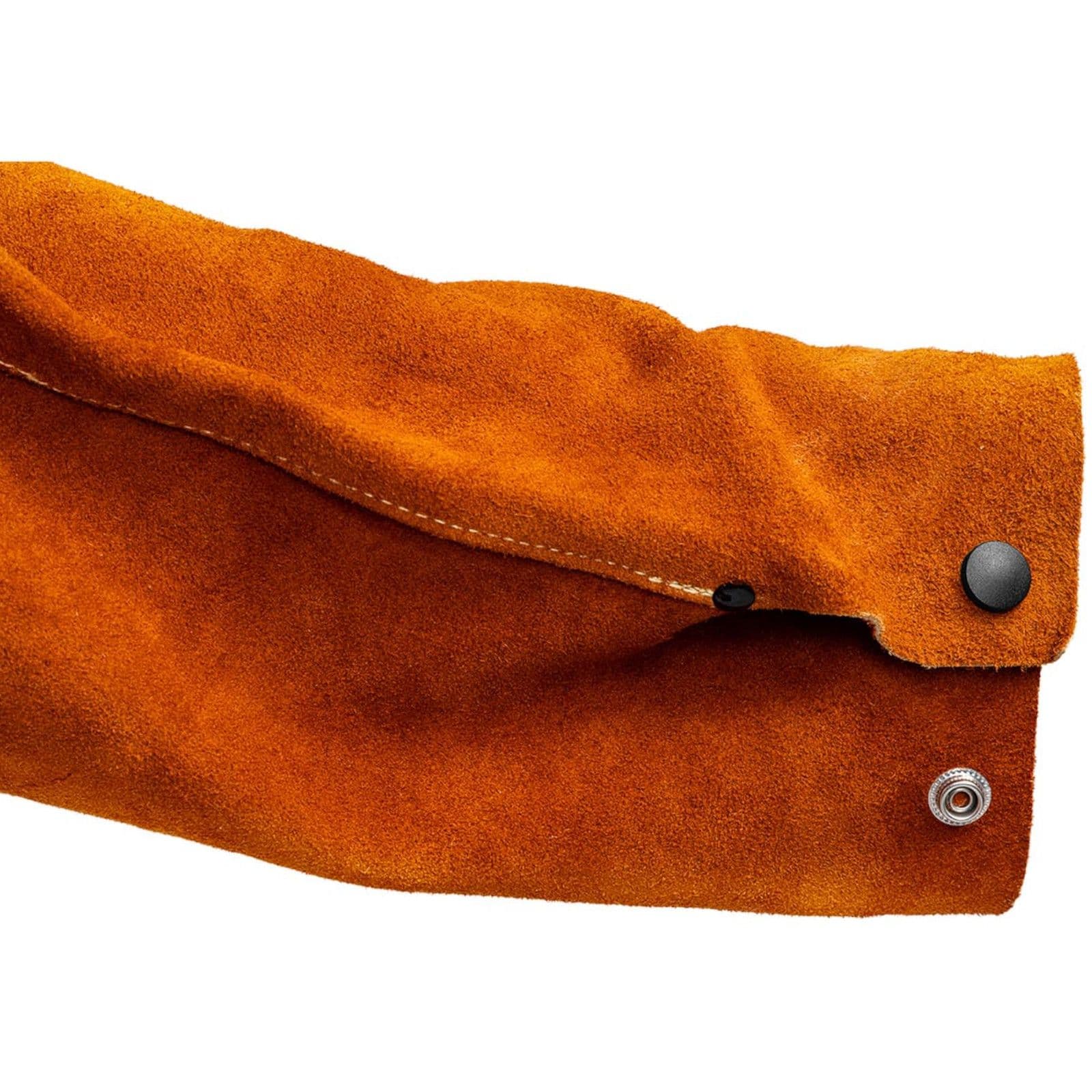 

Rękawy spawalnicze ochronne ze skóry bydlęcej 70/57 x 16/26 cm