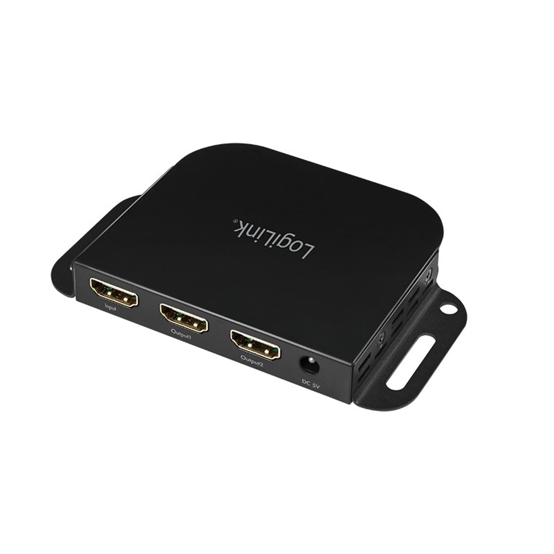 

Splitter 1 do 2x HDMI 2.0b 4K, z uchwytem montażowym