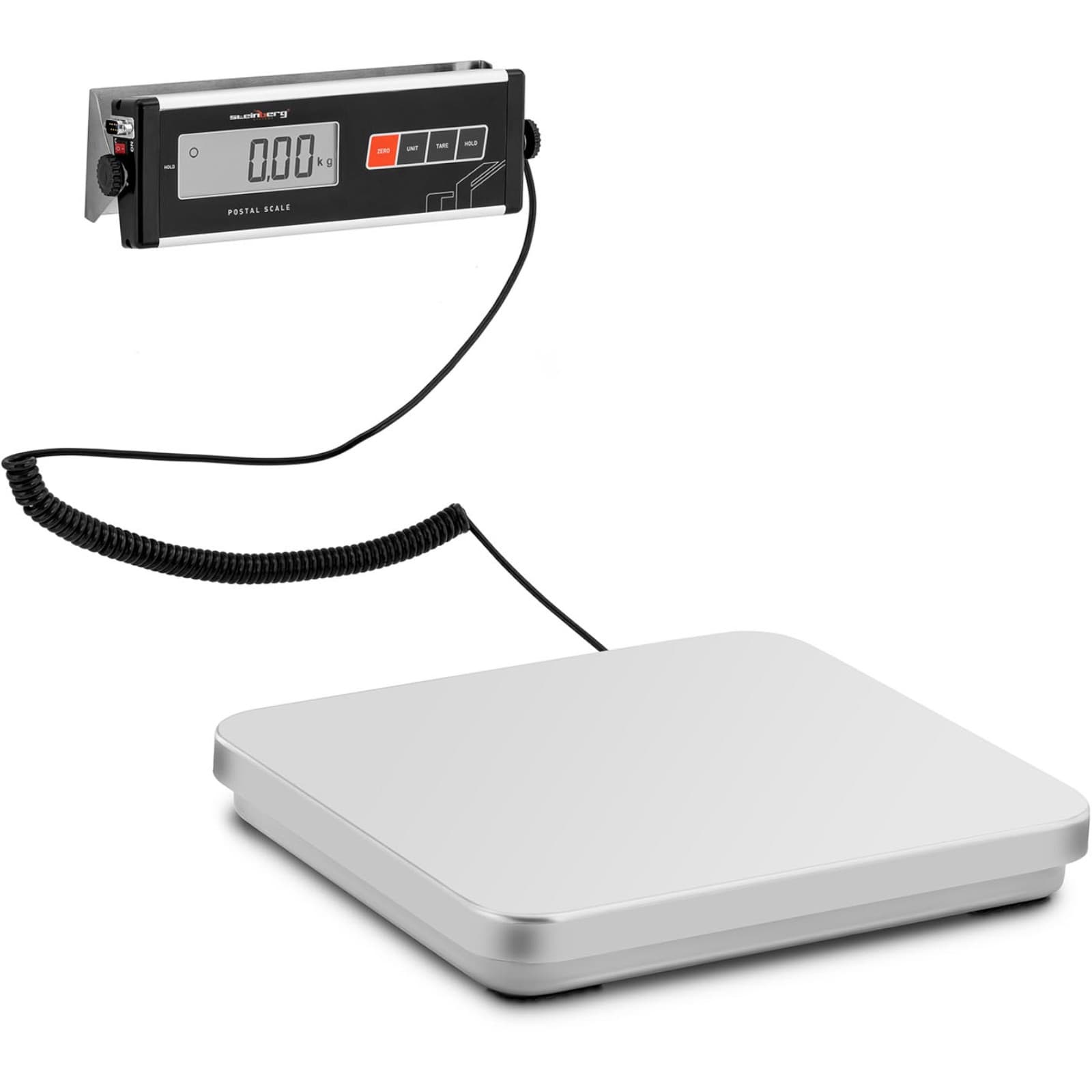 

Waga pocztowa platformowa do paczek listów z zewnętrznym LCD 35.5 x 40.5 150 kg/ 0.05 kg