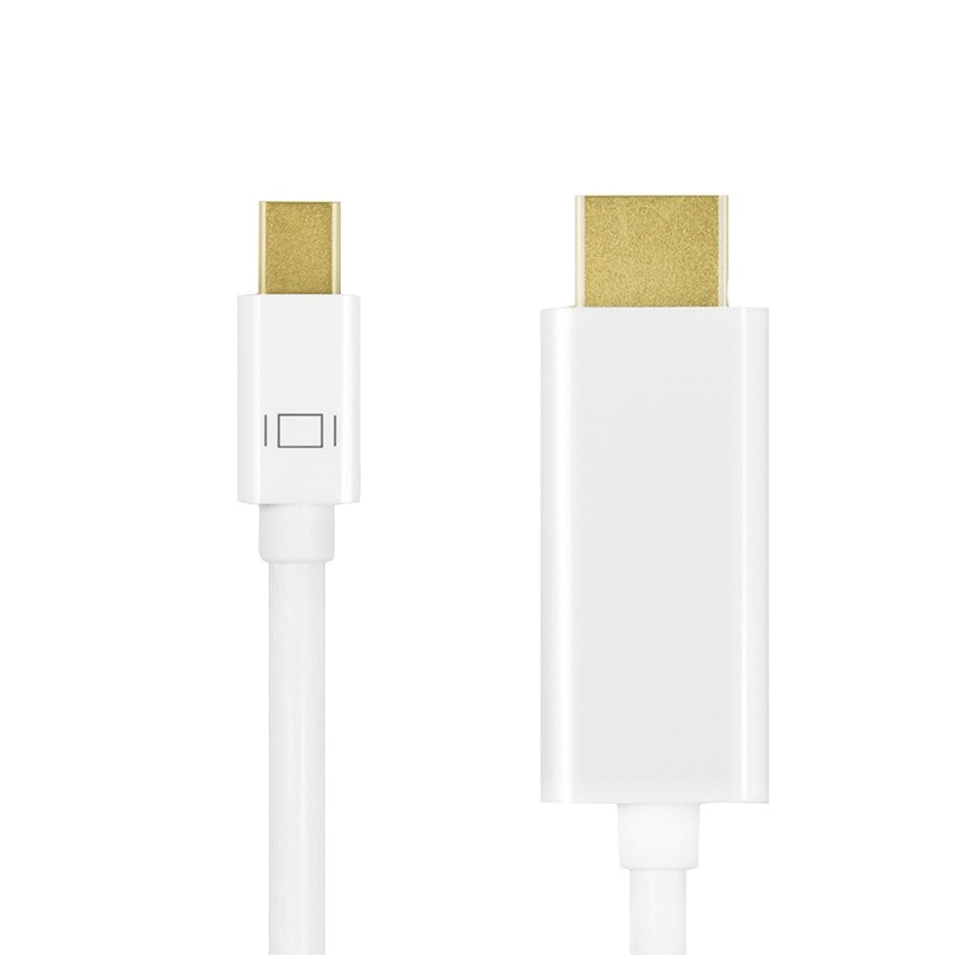 

Kabel mini DisplayPort do HDMI,4K, 2m Biały