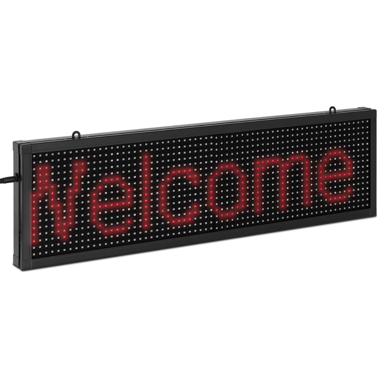 

Tablica reklamowa świetlna 64 x 16 cm czerwone diody LED