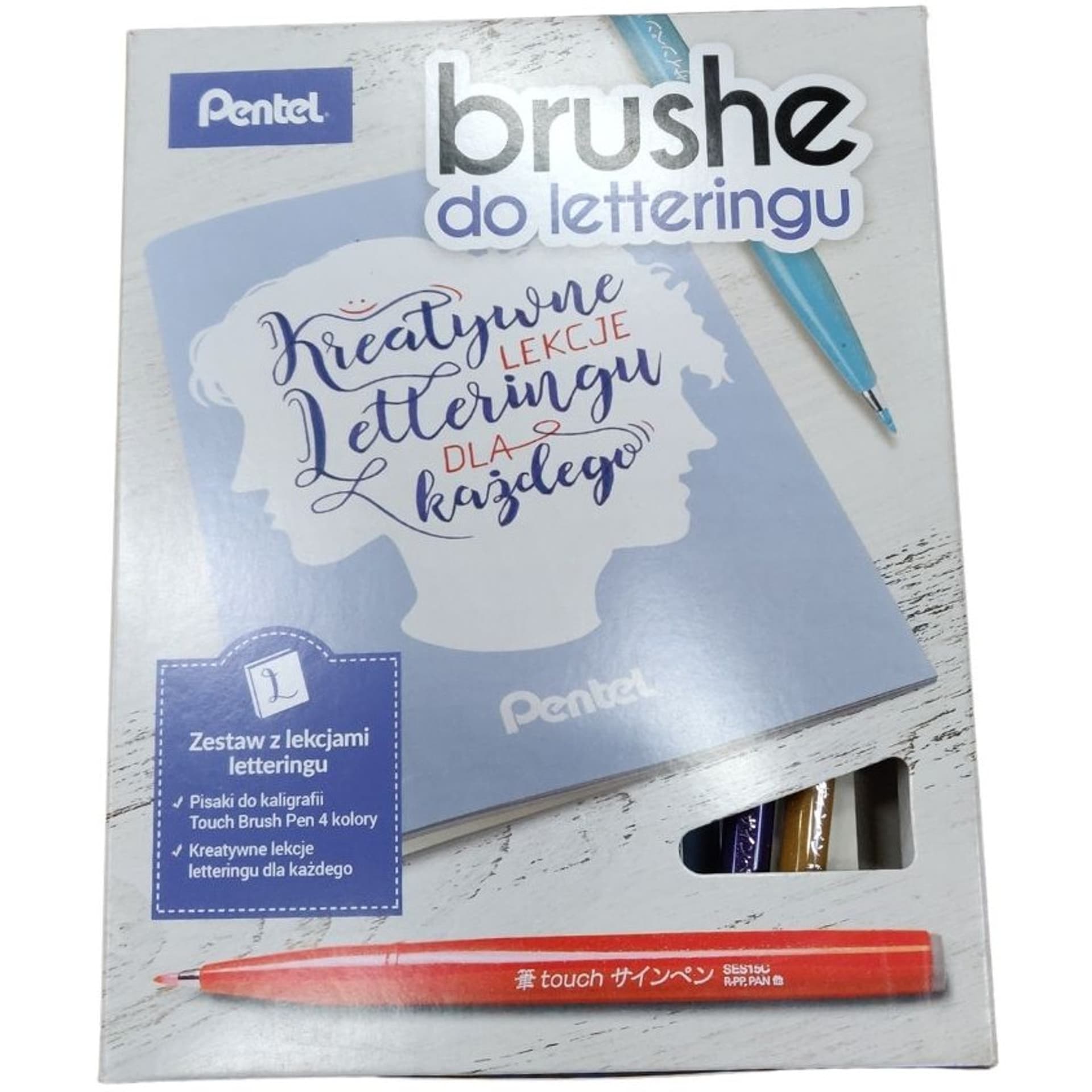 

Zestaw BASIC+LEKCJA do LETTERINGU SES15C-ABCD-L PENTEL