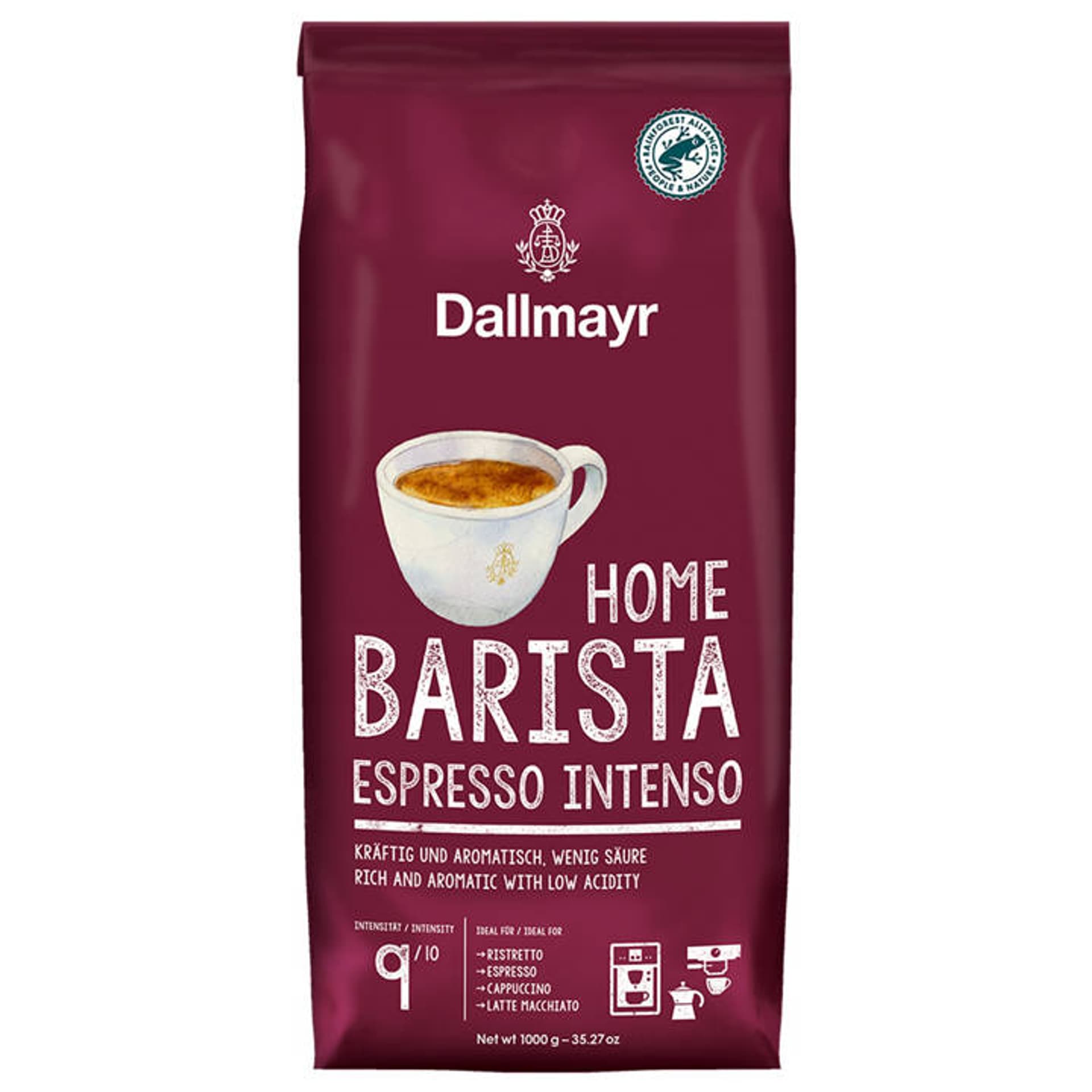 

Dallmayr Home Espresso Intenso Kawa Ziarnista 1 kg