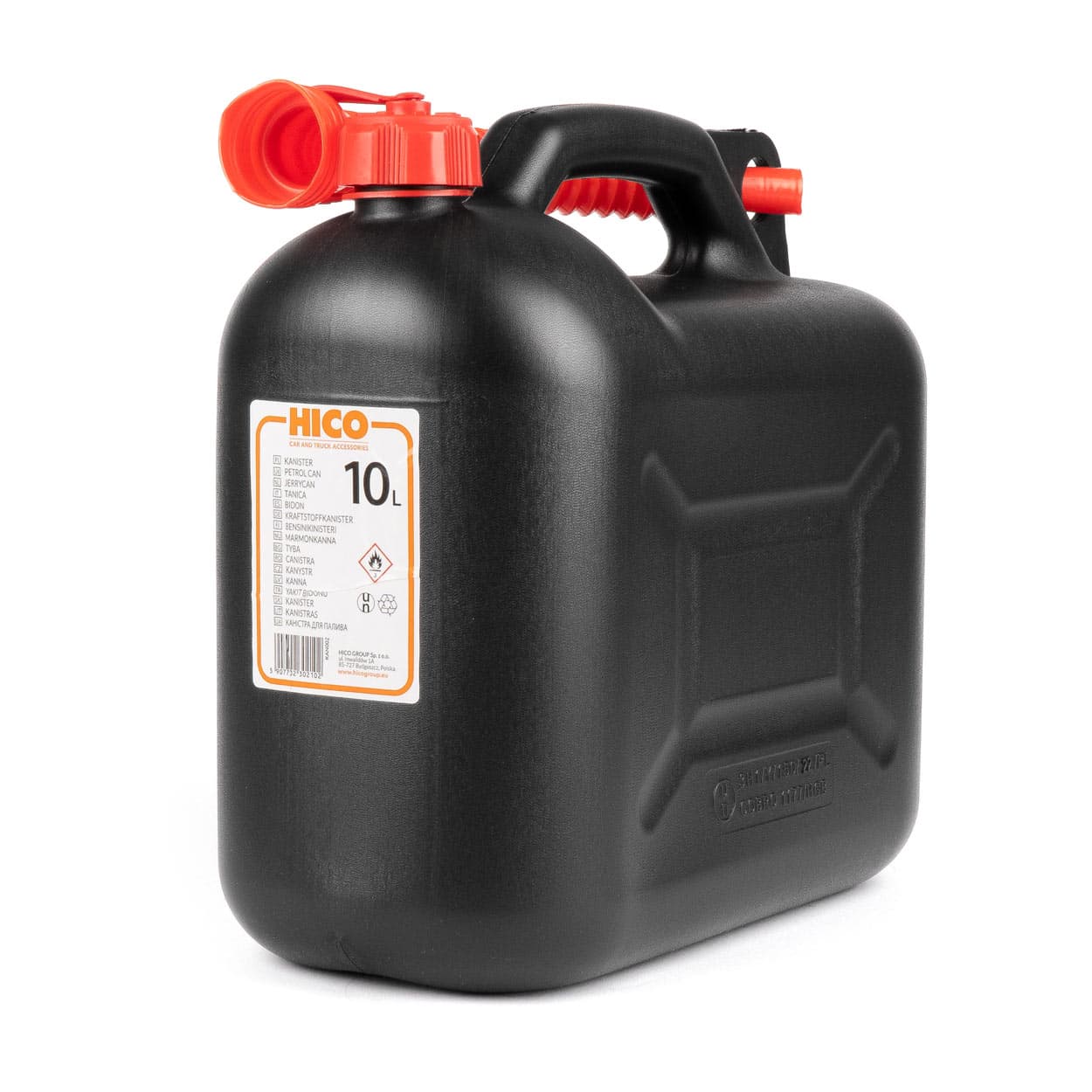 

Kanister plastikowy, czarny 10l