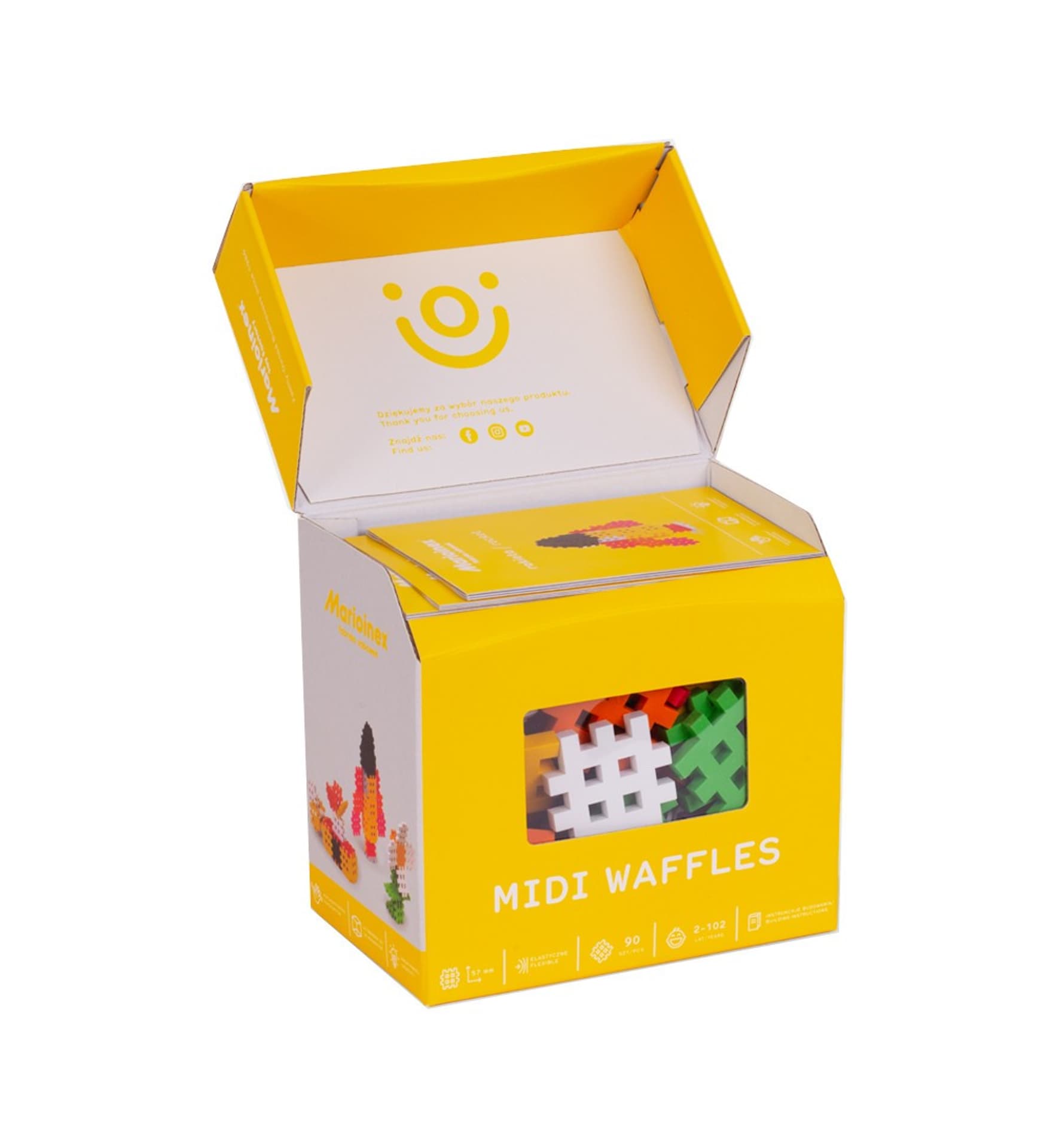 

Klocki Waffle Midi 90 elementów