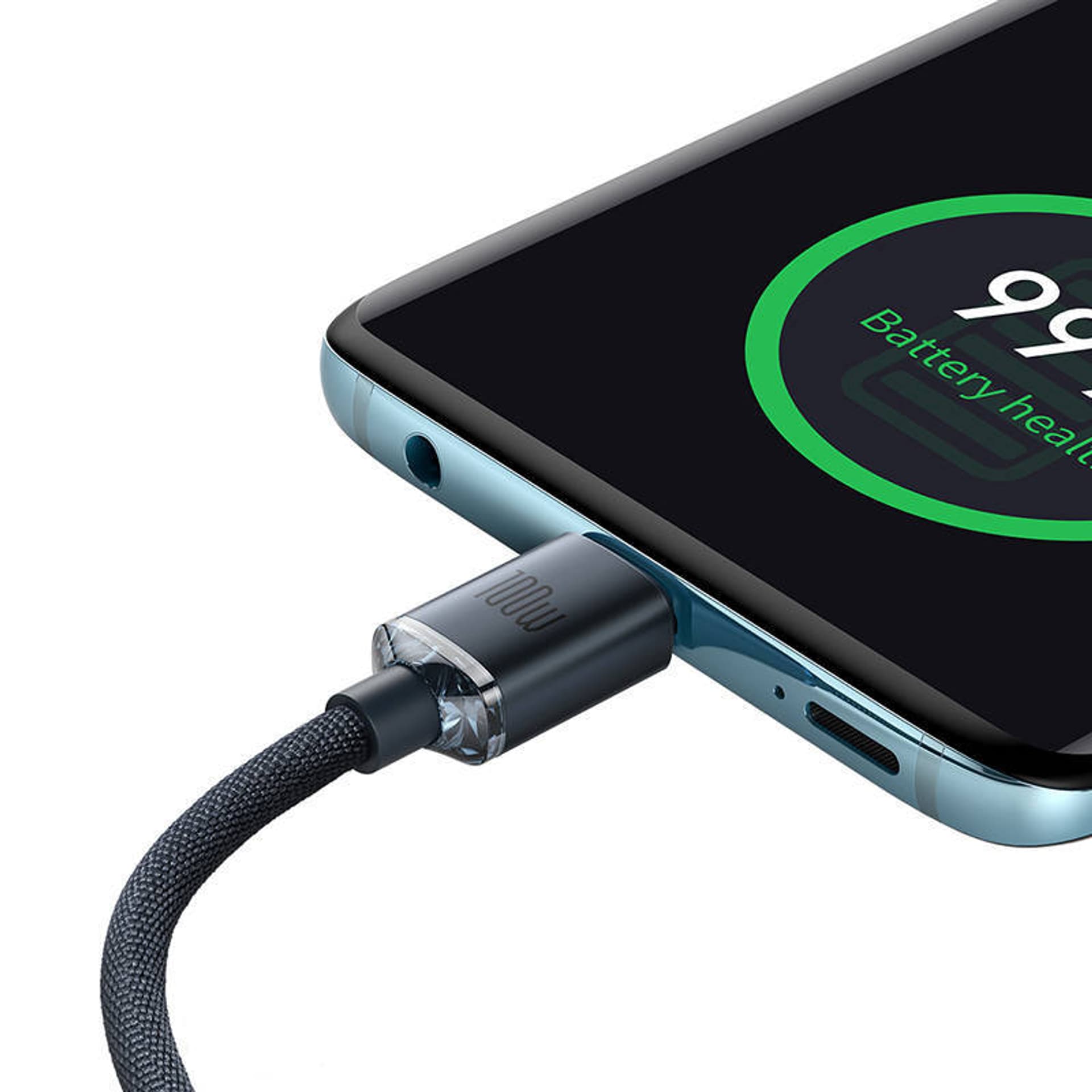 

Kabel USB-C do USB-C Baseus Crystal Shine, 100W, 1.2m (czarny)