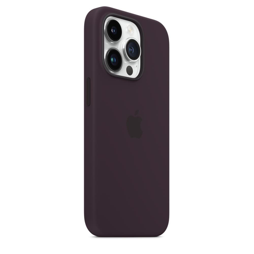 

Etui silikonowe z MagSafe do iPhone 14 Pro - jagodowe