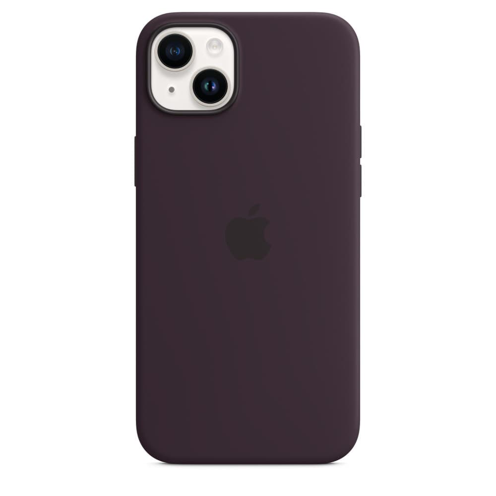 

Etui silikonowe z MagSafe do iPhone 14 Plus - jagodowe