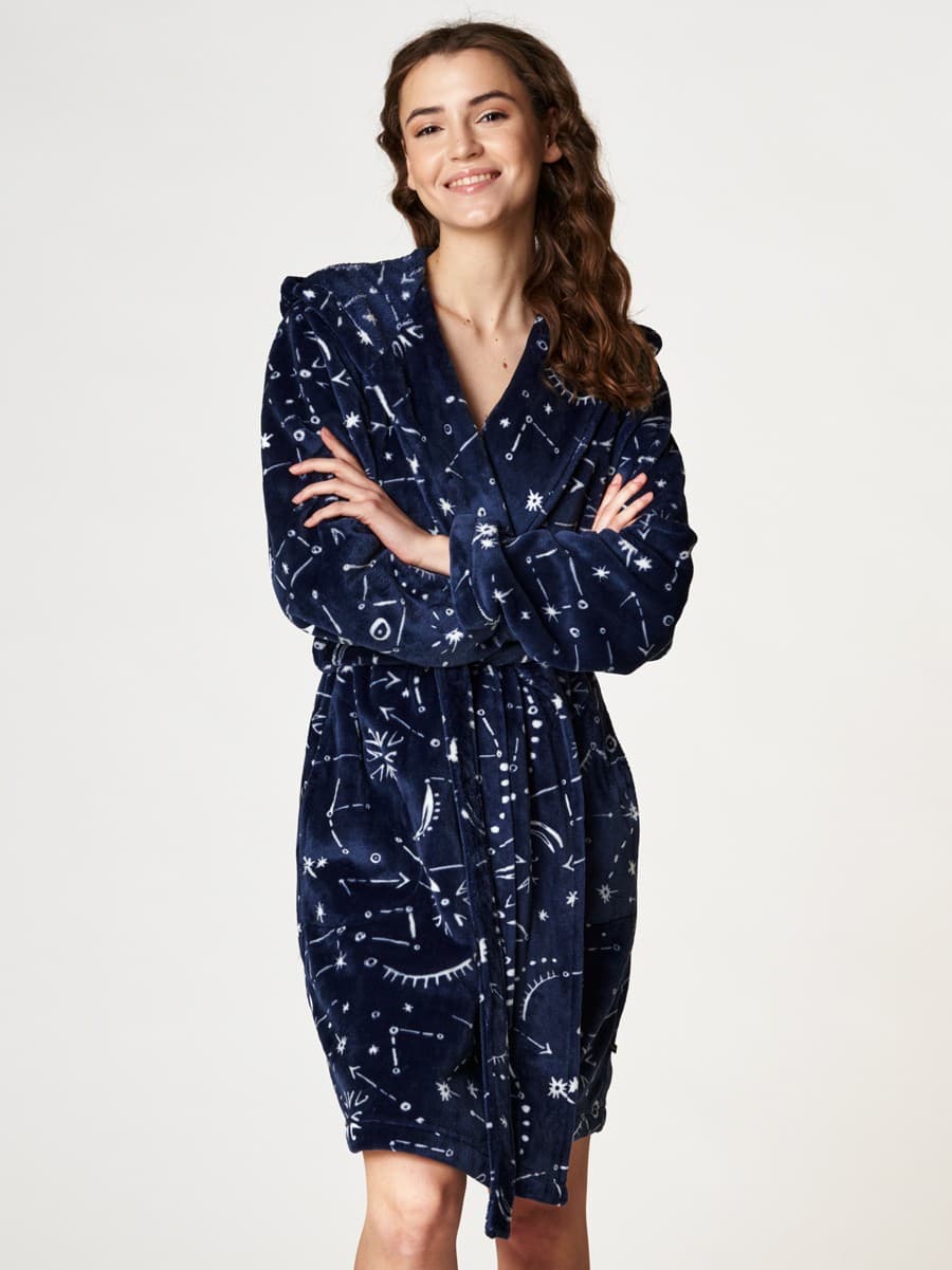 

SZLAFROK DAMSKI LGD 982 B22 (kolor granatowy, rozmiar L/XL)