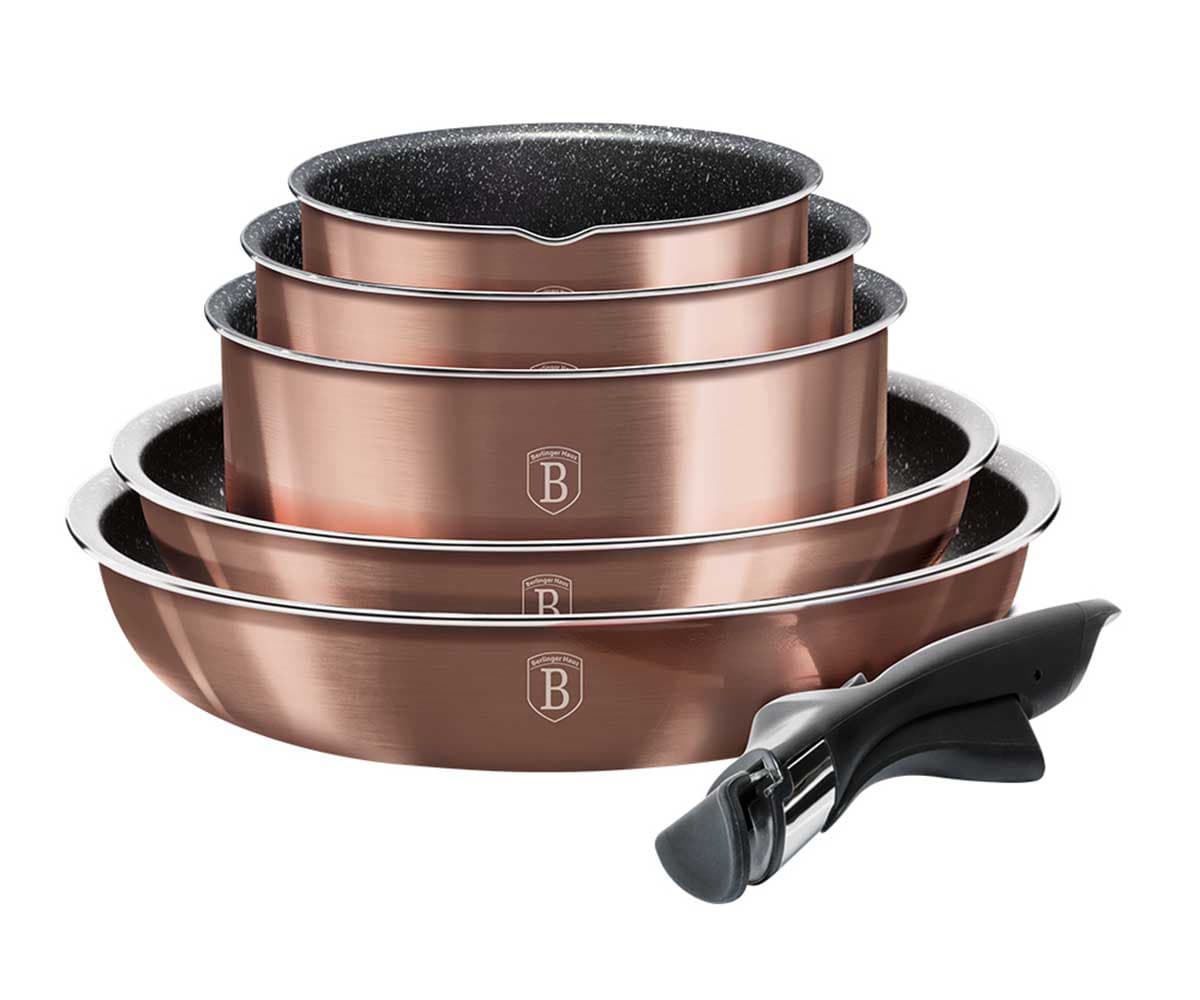 

Zestaw garnków granitowych Click&Cook Berlinger Haus BH-1591