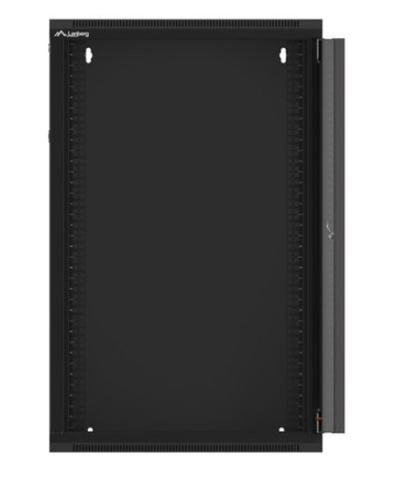 

Szafa instalacyjna RACK wisząca 19 cali 18U 570X600 czarna