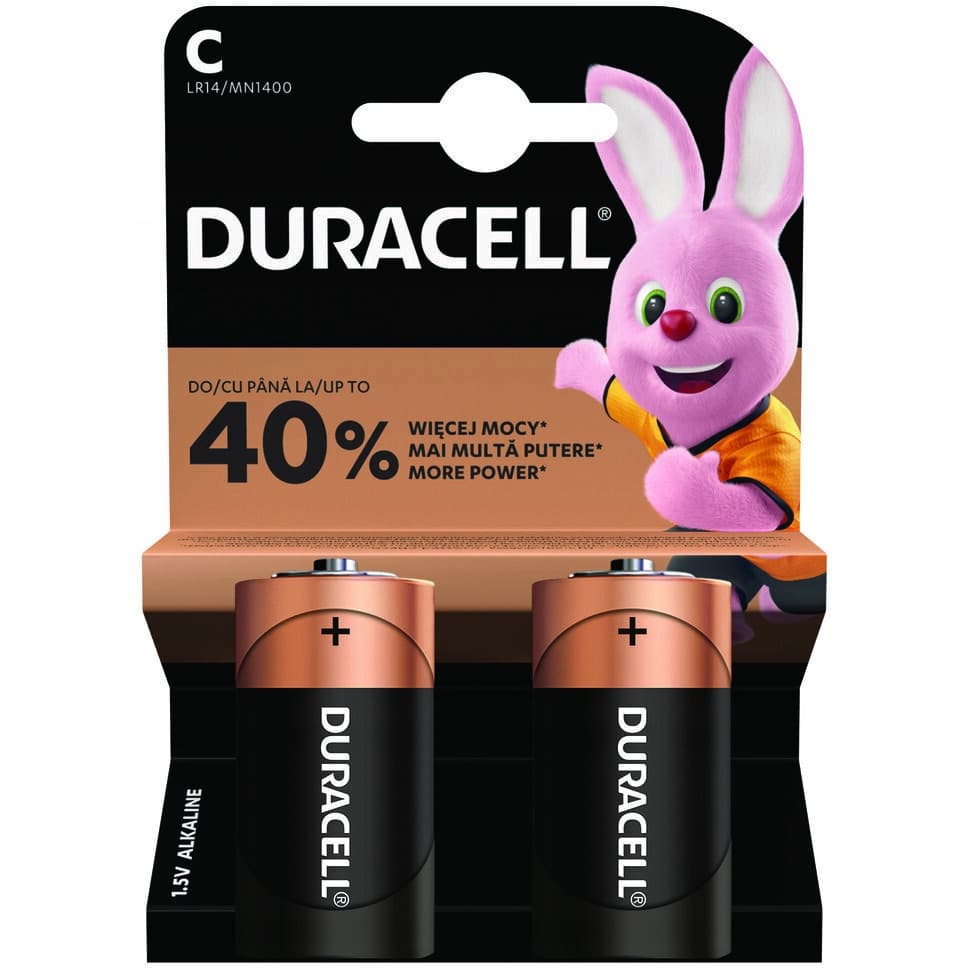 

Zestaw baterii alkaliczne Duracell (x 2)