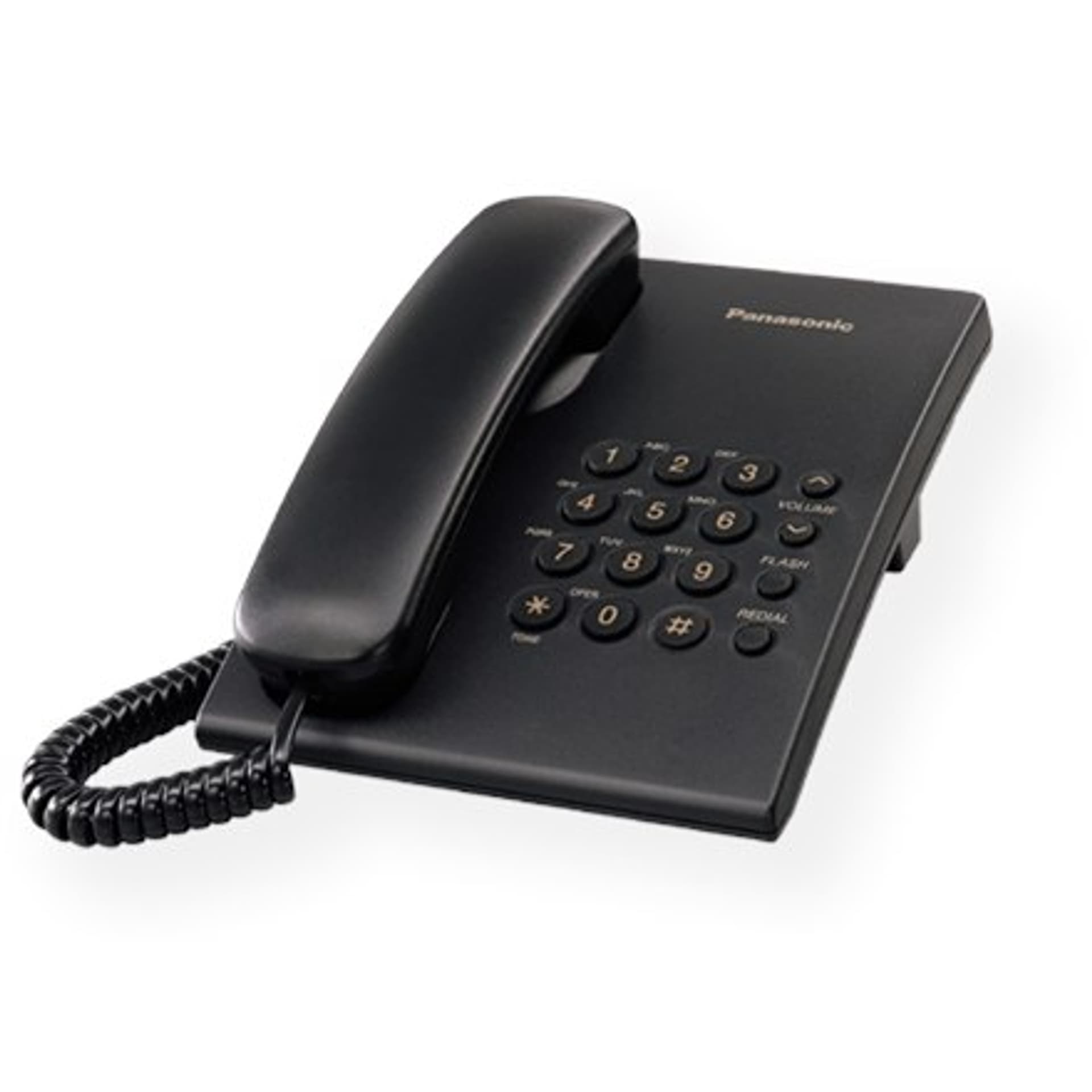 

Panasonic Corded KX-TS500FXB 475 g, 150 x 200 x 96 mm, czarny