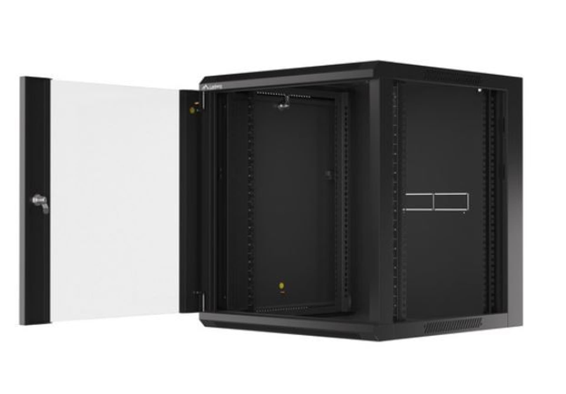 

Szafa instalacyjna RACK wisząca 19 cali 12U 570X600 czarna