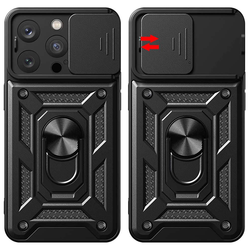 

Etui Alogy Camshield Stand Ring z osłonką na aparat do Apple iPhone 14 Pro