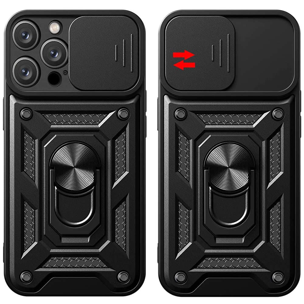 

Etui Alogy Camshield Stand Ring z osłonką na aparat do Apple iPhone 14 Pro Max