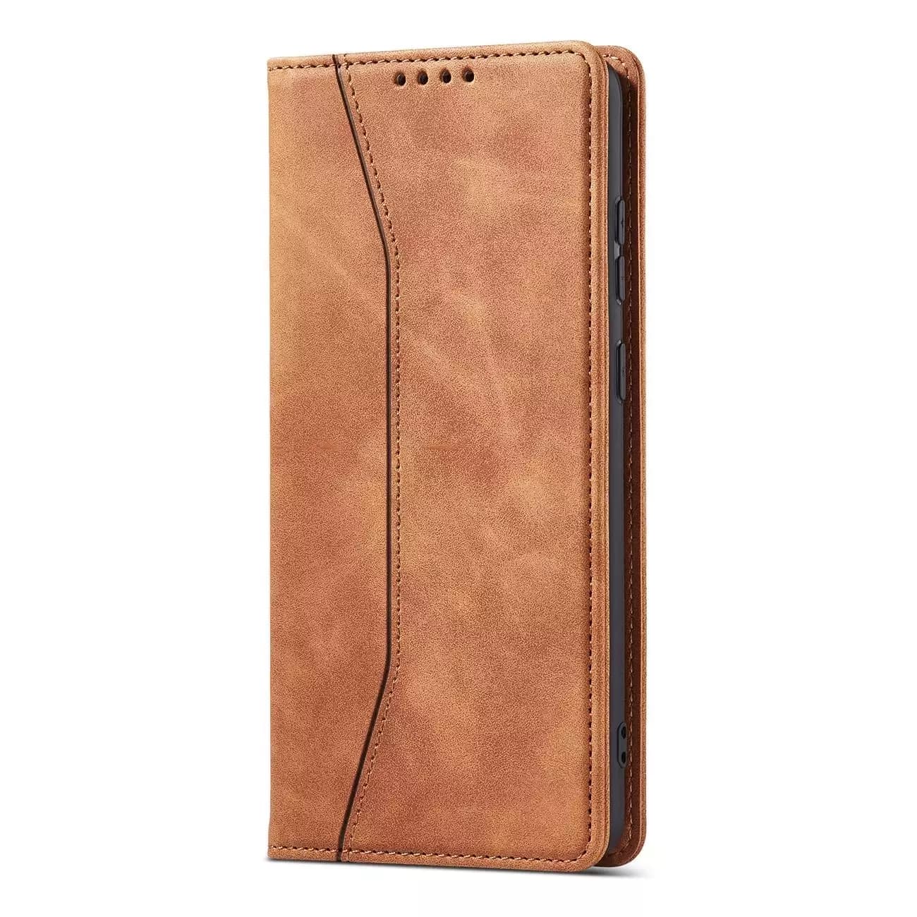 

Magnet Fancy Case etui do Samsung Galaxy A13 5G pokrowiec portfel na karty kartę podstawka brązowy