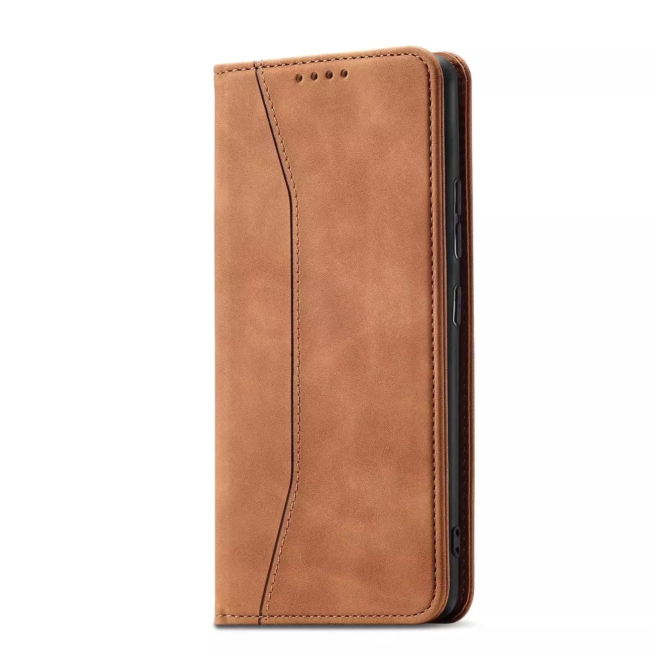 

Magnet Fancy Case etui do Xiaomi Redmi Note 11 pokrowiec portfel na karty kartę podstawka brązowy