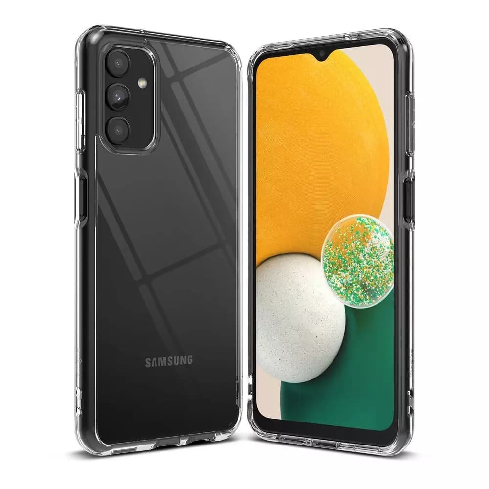 

Ringke Fusion etui pokrowiec z żelową ramką Samsung Galaxy A13 5G przezroczysty