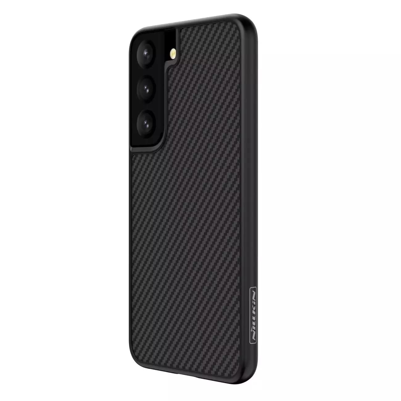 

Nillkin Synthetic Fiber Case pancerne etui pokrowiec do Samsung Galaxy S22 czarny