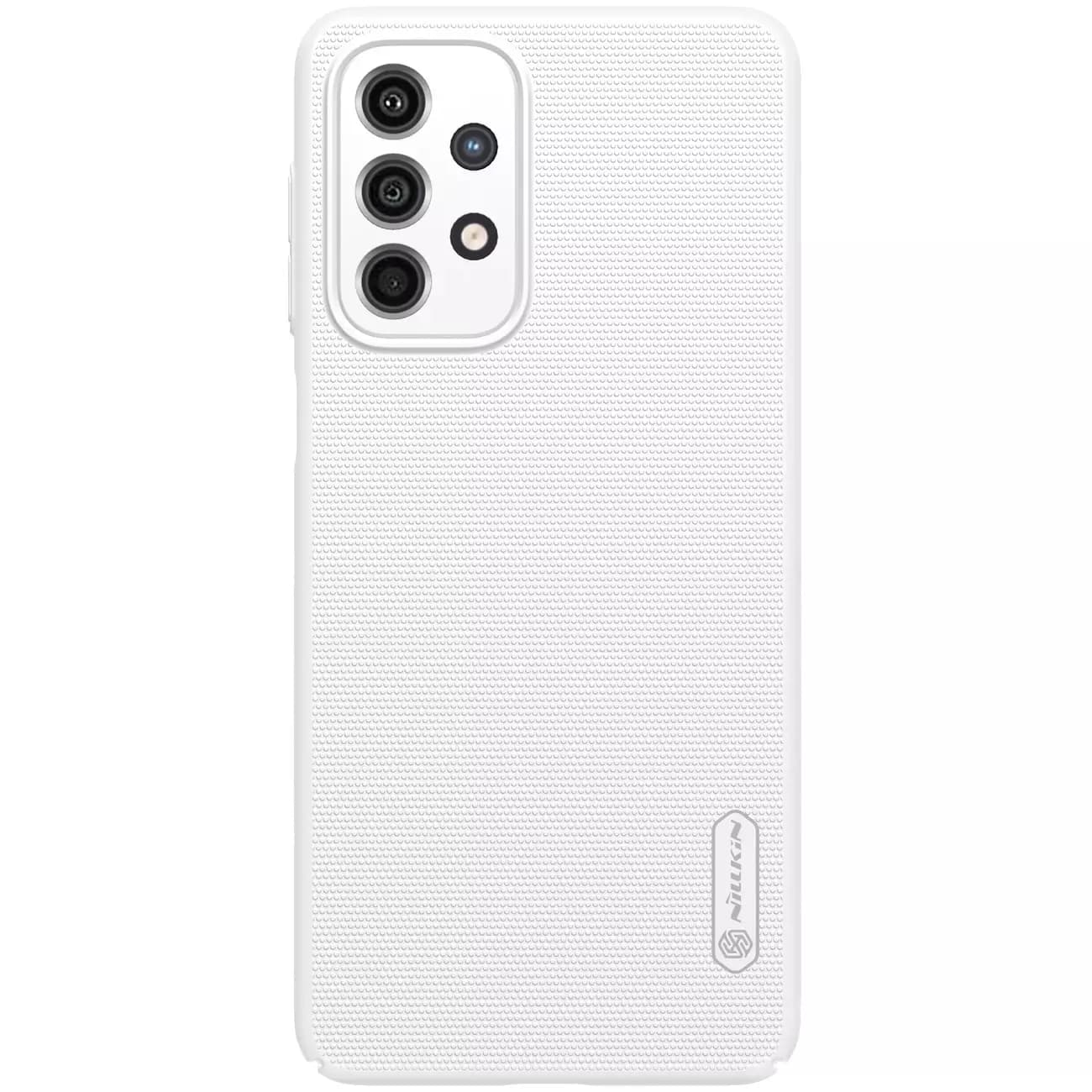 

Nillkin Super Frosted Shield wzmocnione etui pokrowiec + podstawka Samsung Galaxy A33 5G biały