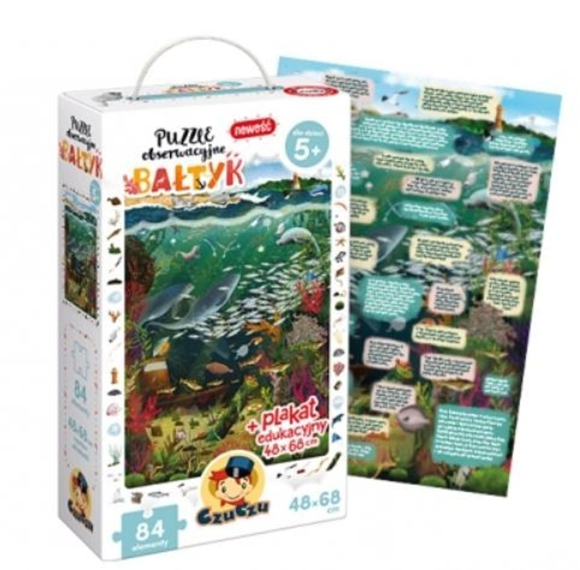 

Puzzle 84 elementy obserwacyjne bałtyk